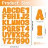 Starboling Letter Stickers, 2 inch Orange Alphabet Stickers, Self-Adhesive Vinyl Letters for Mailbox Numbers, Bulletin Boards, Classroom & Home Decor view 2