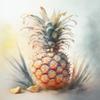 Directo Diamond Painting Kits for Adults,Pineapple 5D DIY Diamond Art Kits Full Drill Diamond for Gift Wall Decor Gem Arts Tasty 12 * 16inch view 1
