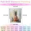 Directo Diamond Painting Kits for Adults,Pineapple 5D DIY Diamond Art Kits Full Drill Diamond for Gift Wall Decor Gem Arts Tasty 12 * 16inch view 3