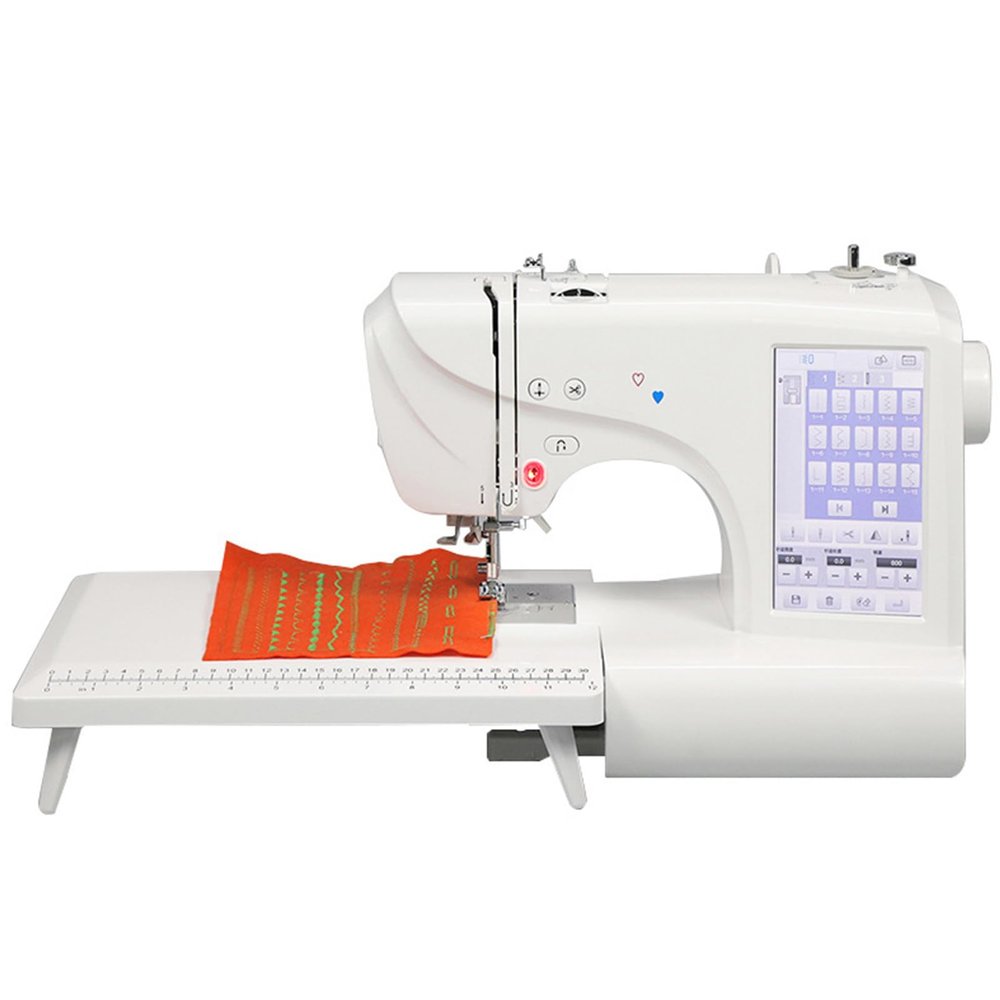 Sewing and Embroidery Machine,Automatic Embroidery Machine,132 Built-in Stitches,30 Pattern Borders,Computerized,Large 7" LCD Touchscreen Display,USB Port