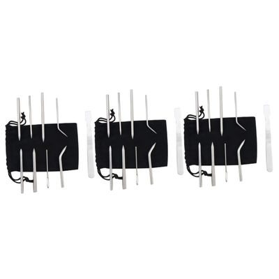 TEHAUX 3sets Stainless Steel Braiding Tool Crochet Accessories DIY Bracelet Knitting Needles Kit