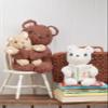 Simplicity SS9941OS Bears and Bunnies Plush Animals Sewing Pattern Packet, Design Code S9941, Sizes Vary view 3