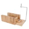Jwthee Wooden Soap Cutter, Soap Cutter Slicers Wire Soap Cutters Cutter Bread Cutter Molds Soap Cutters for Soap Making DIY Making Cutting Tool for Cheese Butter Cake Bread view 1