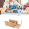 Jwthee Wooden Soap Cutter, Soap Cutter Slicers Wire Soap Cutters Cutter Bread Cutter Molds Soap Cutters for Soap Making DIY Making Cutting Tool for Cheese Butter Cake Bread view 2
