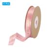 PATIKIL 5/8 Inch x 20Yard Satin Ribbons with Gold Printed, Happy Birthday Ribbon for Birthday Gift Bouquet Wrapping Bows Craft DIY Decoration, Pink view 3