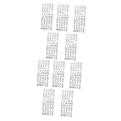 Lurrose 10sheets Self-Adhesive Acrylic Diamond Alphabet Stickers for DIY Crafts Decorative Rhinestone Letter Stickers for Scrapbooking and Card Making