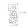 Lurrose 10sheets Self-Adhesive Acrylic Diamond Alphabet Stickers for DIY Crafts Decorative Rhinestone Letter Stickers for Scrapbooking and Card Making view 3