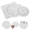 VILLCASE 8pcs Rope Braiding Disc Round Weaving Tools for Bracelets Lightweight Reusable Rope Weaving Board for Crafting and Jewelry Making view 4