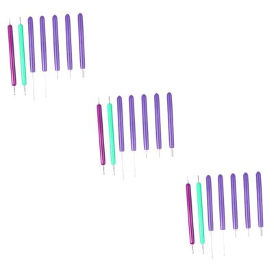 Lurrose 21pcs Material DIY Tools Quilling Paper Painting Paper Craft Tools Quilling Needle Pen Random Color