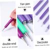 Lurrose 21pcs Material DIY Tools Quilling Paper Painting Paper Craft Tools Quilling Needle Pen Random Color view 3