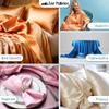 Ice Fabrics Stretch Charmeuse Satin Fabric by The Yard - 58/60 Wide Silky & Smooth Charmeuse Fabric by The Yard for Sewing Apparel, Dresses, Night Gowns, Tablecloths & More - Dark Gold - 7Yards view 4