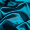 Ice Fabrics Stretch Charmeuse Satin Fabric by The Yard - 58/60 Wide Silky & Smooth Charmeuse Fabric by The Yard for Sewing Apparel, Dresses, Night Gowns, Tablecloths & More - Teal Blue - 7Yards view 3