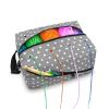 Kathyboom Grey Dot Knitting Bag for Yarn Storage, Durable Yarn Organizer Crochet Storage Bag for Knitting Needles, Crochet Hooks and Other Accessories view 1