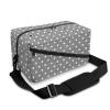 Kathyboom Grey Dot Knitting Bag for Yarn Storage, Durable Yarn Organizer Crochet Storage Bag for Knitting Needles, Crochet Hooks and Other Accessories view 4