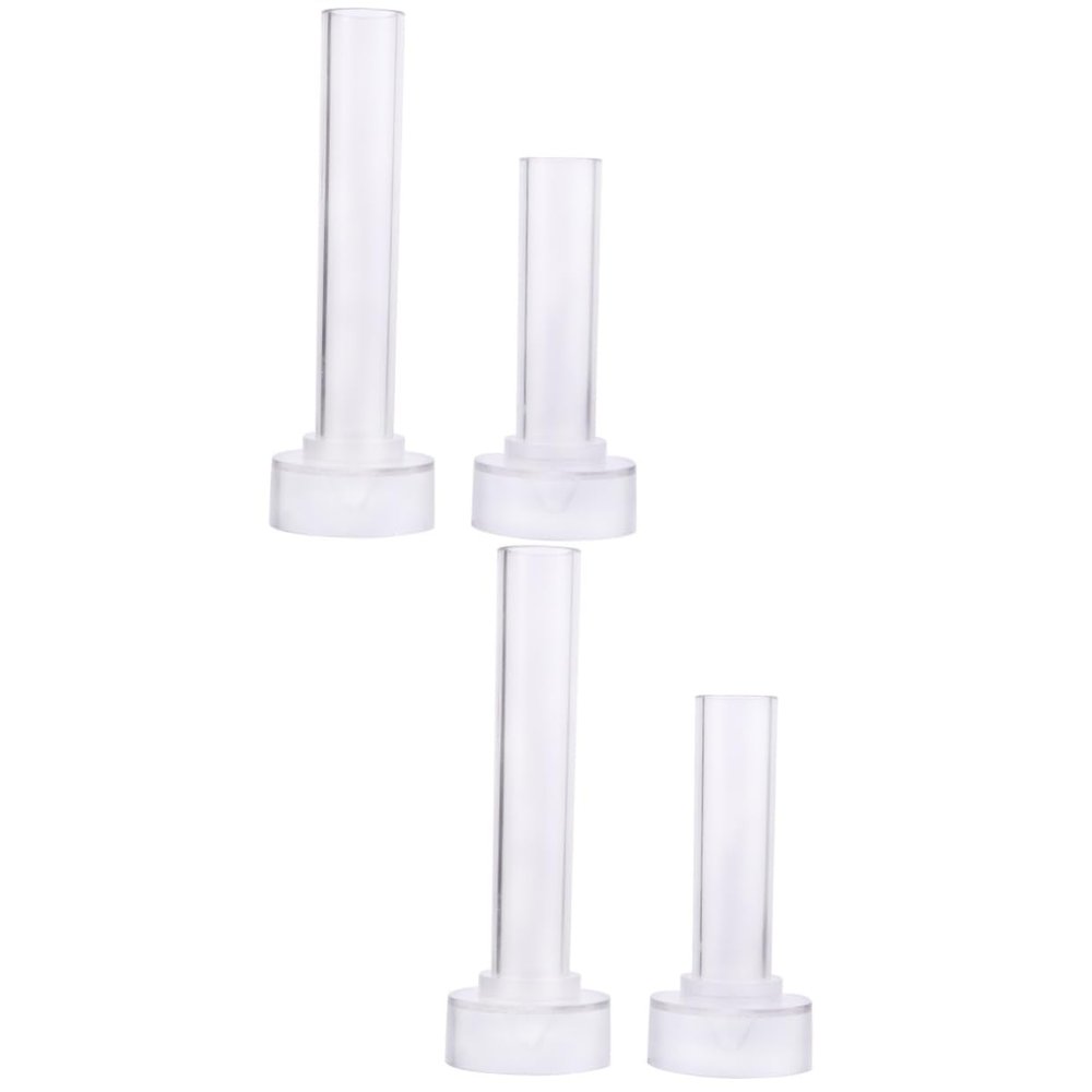 Tofficu 4pcs Plastic Candle Molds for Creative Wedding and Home Decor Easy Release and Simple Handmade Crafts