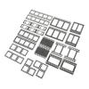 LALAFINA 200pcs Junk Journal Supplies Decorative Craft Paper Craft Paper Book Hollow Collage Supplies view 3