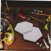 NUOBESTY 2pcs Irregular Creative Painting Board Hexagon Acrylic Drawing Panel Canvas Board for Student Artists and Enthusiasts view 2