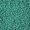 11/0 Toho Japanese Seed Beads - Turquoise Matte Opaque #55F (28g Tube), Small view 1