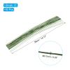 PATIKIL 22 Gauge 14" Floral Stem Wire, 50 Pcs Paper Wrapped Iron Artificial Flower Stem Accessories for DIY Bouquet Stem and Craft Decoration, Dark Green view 2