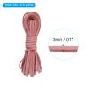 PATIKIL 5.5 Yards x 3mm Faux Suede Leather Cord, Leather Lace String for Bracelet Necklace Beading Making DIY Crafts, Coral Red view 2