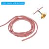 PATIKIL 5.5 Yards x 3mm Faux Suede Leather Cord, Leather Lace String for Bracelet Necklace Beading Making DIY Crafts, Coral Red view 3