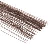 PATIKIL 28 Gauge 14" Floral Stem Wire, 100 Pcs Paper Wrapped Iron Artificial Flower Stem Accessories for DIY Bouquet Stem and Craft Decoration, Brown view 4