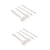 NUOBESTY 8 Pcs 4-Piece Set DIY Prong Diamond Chisel Leather Craft Tools Hole Punch Kit view 1
