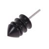 Lurrose 3pcs DIY Ebony Leather Burnisher Slicker Drill Woodworking Kit Electric Polished Head Leather Tools view 3