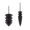Lurrose 3pcs DIY Ebony Leather Burnisher Slicker Drill Woodworking Kit Electric Polished Head Leather Tools view 4