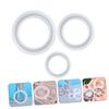 Operitacx 6pcs Bangle DIY Mold Silicone Bracelet Mold Portable Lightweight No Burrs view 2