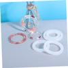 Operitacx 12pcs Silicone Bracelet Mold DIY Casting for Jewelry Making Easy Clean Reusable view 2