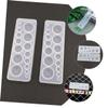 EXCEART 4pcs Silicone Gemstone Mould DIY Silicone Jewelry Mould Handmade Crafts Easy Demould view 3