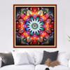 Dooxvey Cross Stitch Kits for Adults Stamped Full Range of Embroidery Starter Kits for Beginners 11CT Printed Cross Stitch Patterns Needlepoint Kits Stamped Crossstitch-Magic Mandala 18x18 inch view 2