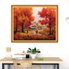 Dooxvey Cross Stitch Kits for Adults Stamped Full Range of Embroidery Starter Kits for Beginners 11CT Printed Cross Stitch Patterns Needlepoint Kits Stamped Crossstitch- Tree Scenery 16x20 inch view 2
