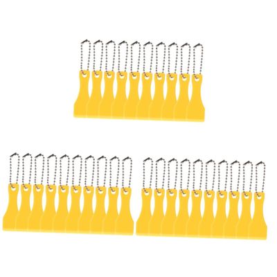 Tofficu 30pcs Plastic Scratcher Tool for Lottery Tickets Scratch Card Scraper Multi-Function Scratch Card Tool Lottery Ticket Scraping Off
