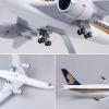 18.5 1:144 Scale Model Airplane Singapore A350-900 Model Jet Plane Collectibles Resin with Wheels Diecast for Collection Gift Ornament (Size : A350) view 3
