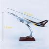 18.5" 1:150 Scale Model Airplane UPS B747 Model Jet Collectibles Resin Plane Models Diecast for Collection Gift view 3