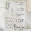 Clear Stamps for Card Making,11x16cm Spanish Word Phrase Clear Stamp Transparent Silicone Stamp Seal Sheet for Photo Album Decoration view 1
