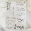 Clear Stamps for Card Making,11x16cm Spanish Word Phrase Clear Stamp Transparent Silicone Stamp Seal Sheet for Photo Album Decoration view 2