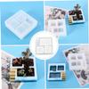 Operitacx Silicone Flowerpot Mold for Epoxy Storage Box Easy to Washable for Crafting and Organizing Silicone Material view 2