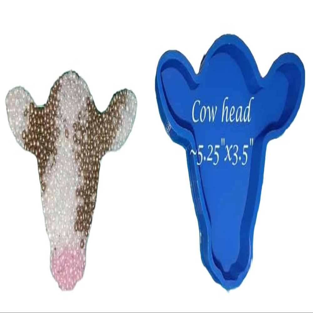 Cow Head - Silicone Freshie Mold -