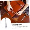 SHINEOFI 3pcs Punch Tool for Leathercraft Eyelet Setter for Clothing Accessories for Canvas and Custom Projects view 2