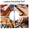 SHINEOFI 3pcs Punch Tool for Leathercraft Eyelet Setter for Clothing Accessories for Canvas and Custom Projects view 4