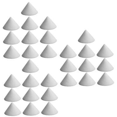 Tofficu 30pcs Ceramic Pottery Kiln Refractory Support Nails High-Temperature Reusable Kiln Firing Tool for Crafting