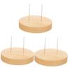 VICASKY 3pcs Dollhouse Miniatures Support Stand Handmade Model Doll Holder Display Rack view 1