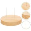 VICASKY 3pcs Dollhouse Miniatures Support Stand Handmade Model Doll Holder Display Rack view 4