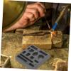 TEHAUX 11holes Graphite Ingot Mold for Metal Melting Durable Casting Mould for Gold and Silver High Thermal Conductivity Sturdy Graphite Construction for Efficient Metal Refining view 4