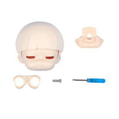 Head Mini Size 4cm Height Doll's Head Cute BJD Doll Head Toy Accessories for Boys and GirlsAngry