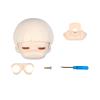 Head Mini Size 4cm Height Doll's Head Cute BJD Doll Head Toy Accessories for Boys and GirlsAngry view 1