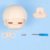Head Mini Size 4cm Height Doll's Head Cute BJD Doll Head Toy Accessories for Boys and GirlsAngry view 2